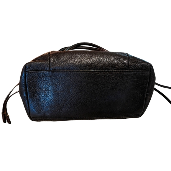 VGUC Kate Spade Black Pebbled Leather Westbury Satchel w/Side Drawstring - Picture 6 of 10